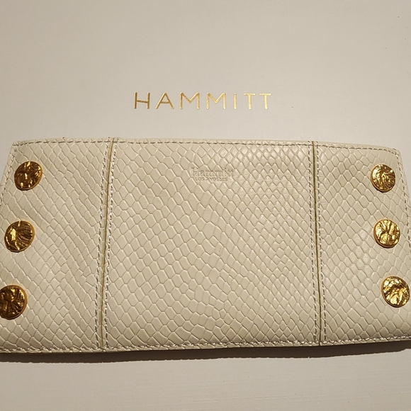 Hammitt 110 North Wallet - Marshmallow White Snake - Picture 2 of 4